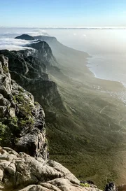 Blick vom Tafelberg in Richtung Camps Bay.