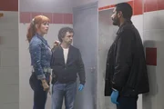 Audrey Fleurot (Morgane Alvaro), Bruno Sanches (Gilles Vandraud), Mehdi Nebbou (Adam Karadec). Audrey Fleurot (Morgane Alvaro), Bruno Sanches (Gilles Vandraud), Mehdi Nebbou (Adam Karadec).
