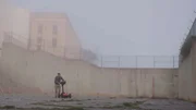 Rob Nelson uses Ground Penetrating Radar to look for tunnels in the Alcatraz rec yard. Rob Nelson uses Ground Penetrating Radar to look for tunnels in the Alcatraz rec yard.