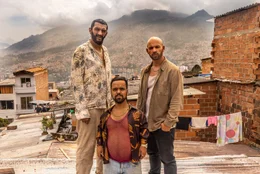 L-R: Reda (Ramzy Bedia), Chafik (Anouar Toubali) und Stan (Franck Gastambide)