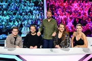 (v.l.n.r.) Chris Tall; Steffen Henssler; Steven Gätjen; Riccardo Simonetti; Michelle Hunziker