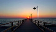 Die Seebrücke Bansin auf Usedom.
