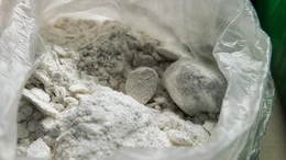 Das Endprodukt: Je wei&szlig;er das Pulver, desto h&ouml;her ist der Reinheitsgrad.