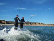 L-R: Eric and Toad in the water.