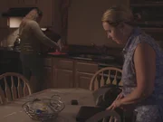 Chanel and her mother Tracey in the kitchen the night before Tracey died.