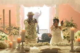 Romantik im Kugelhagel: Samuel L. Jackson als Darius Kincaid, Salma Hayek als Sonia Kincaid
