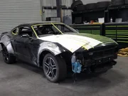 The team begins work on the Mustang. The team begins work on the Mustang.