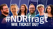 NORDDEUTSCHER RUNDFUNK #NDRfragt Wie tickst du? Mit „#NDRfragt – Wie tickst Du?“ startet der NDR ein neues Videoformat, in dem sich sechs junge Norddeutsche zwischen 23 und 39 Jahren auf eine Reise durch den Norden begeben.