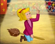 Bibi gibt einen sensationellen Hexauftritt im Zirkus.