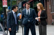 L-R: Captain Danny Ross, Detective Mike Logan, Detective Nola Falacci