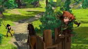 Robin Hood wird von Hyänen-Harry, dem besten Spurenleser des Königsreichs, verfolgt.