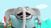 Das Mammut ist erwacht! Bürgermeister Magnus hat sich in das Mammut verwandelt. Das Mammut ist erwacht! Bürgermeister Magnus hat sich in das Mammut verwandelt.