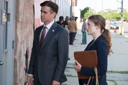 Jack Mulligan (Colin Farrell, l.); Siobhan (Molly Kunz, r.)