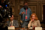 TONY HALE, Director AARON SORKIN and NICOLE KIDMAN on the set of BEING THE RICARDOS                                Photo: GLEN WILSON                            &copy; AMAZON CONTENT SERVICES LLC