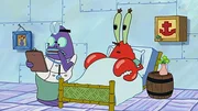 L-R: Dr. Gill, Mr. Krabs