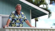 Home buyer Doug Davis on the porch of the Oluolu St house as seen on Hawaii Hunters (portrait)