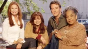 Monica (Roma Downey), Gloria (Valerie Bertinelli), Andrew (John Dye), Tess (Della Reese) Monica (Roma Downey), Gloria (Valerie Bertinelli), Andrew (John Dye), Tess (Della Reese)