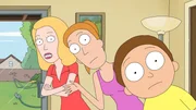 v.li.: Beth Smith, Summer Smith, Morty Smith