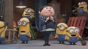 l-r: Kevin (Pierre Coffin), Gru (Steve Carell), Bob (Pierre Coffin), Stuart (Pierre Coffin)