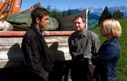 (v.li.): Hans Sigl (Andreas Blitz), Max Krückl (Kreuzbrucker), Kristina Sprenger (Karin Kofler).