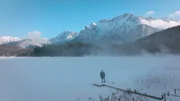 Verschneite Berge