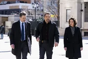 L-R: Detective Jack Lombardo (Billy Campbell), Assistant Special Agent in Charge Jubal Valentine (Jeremy Sisto) und Special Agent in Charge Isobel Castille (Alana De La Garza)