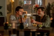 L-R: Nathan Brown (Robbie Amell), Luke (Kevin Bigley)