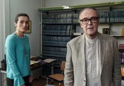 Tea Berkovic (Angela Gregovic) und August Sittsam (Sven Eric Bechtolf).