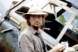 Jack Colton (Michael Douglas)    +++ Die Verwendung des sendungsbezogenen Materials ist nur mit dem Hinweis und Verlinkung auf RTL+ gestattet. +++