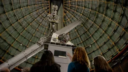 Astronomen am Lick-Observatorium.