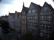 Dekorative Häuser in der Stadt Danzig, Polen