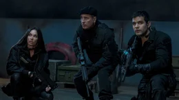 L - R: Megan Fox als Gina, Andy Garcia als Marsh, Jacob Scipio als Galan