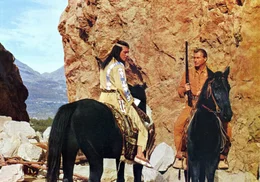 Old Shatterhand (Lex Barker) und Winnetou (Pierre Brice).