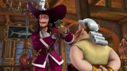 Captain Hook erklärt Smee, dass er ihn nicht mehr als seinen Adjutanten haben will.