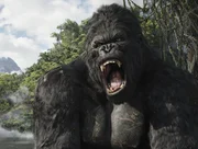 Der gigantische Gorilla King Kong treibt sein Unwesen auf Skull Island ...