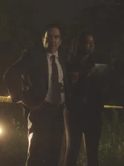Detectives at the crime scene. Detectives at the crime scene.