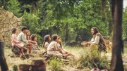 (rechts) Jesus (Jonathan Roumie) und die Kinder: Joshua (Noah Cottrell), Abigail (Reina Ozbay). Und als weitere Kinder: Eshan Inamdar, Nyah Marie Johnson, Gabriel Putnam, Jojo Regina, Stella Rose (rechts) Jesus (Jonathan Roumie) und die Kinder: Joshua (Noah Cottrell), Abigail (Reina Ozbay). Und als weitere Kinder: Eshan Inamdar, Nyah Marie Johnson, Gabriel Putnam, Jojo Regina, Stella Rose