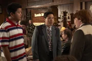 Eddie Huang (Hudson Yang); Louis Huang (Randall Park); Trent (Trevor Larcom).