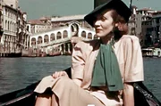 Marlene Dietrich in Venedig, wo sie 1937 Erich Maria Remarque kennenlernte