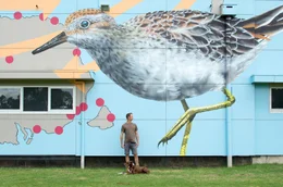Der neuseel&auml;ndische K&uuml;nstler Geoffrey Carran ist f&uuml;r seine lebensechten Vogelportr&auml;ts bekannt.