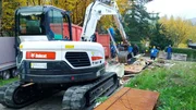 Die Aufr&auml;umarbeiten auf Gerhards Grundst&uuml;ck haben begonnen..