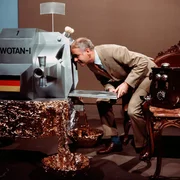 Loriot im Cartoon: Möpse auf dem Mond (Sdg. 30.8.1972)