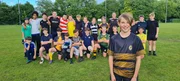 Harry mit seinem Rugby-Team
