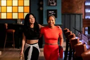Pictured: (l-r) Liza Lapira as Melody ìMelî Bayani and Laya DeLeon Hayes as Delilah