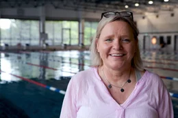 Silke Lemke, ehemalige Leistungssportlerin im Kinder- und Jugendkader der DDR.
