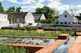 Kapholl&auml;ndische Farm bei Stellenbosch.