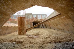 Baustelle Freiheits- und Einheitsdenkmal.