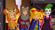 Bibi, Marita, Florian und Schubia freuen sich schon riesig auf die gemeinsame Halloween Feier.