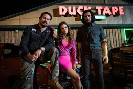 Logan Lucky   Planen einen &Uuml;berfall im grossen Stil: Channing Tatum als Jimmy Logan, Riley Keough als Mellie Logan, Adam  Driver als Clyde Logan   Copyright: SRF/Studiocanal GmbH/ Fingerprint Releasing