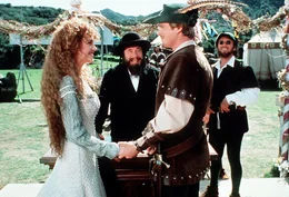 Marian (Amy Yasbeck, li.) und Robin Hood (Cary Elwes, re.)